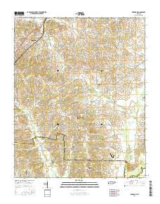 Brighton Tennessee Current topographic map, 1:24000 scale, 7.5 X 7.5 Minute, Year 2016