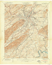 Bristol Tennessee Historical topographic map, 1:24000 scale, 7.5 X 7.5 Minute, Year 1938