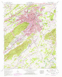 Bristol Tennessee Historical topographic map, 1:24000 scale, 7.5 X 7.5 Minute, Year 1959