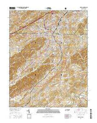 Bristol Tennessee Current topographic map, 1:24000 scale, 7.5 X 7.5 Minute, Year 2016