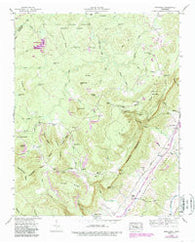 Brockdell Tennessee Historical topographic map, 1:24000 scale, 7.5 X 7.5 Minute, Year 1946