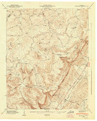Brockdell Tennessee Historical topographic map, 1:24000 scale, 7.5 X 7.5 Minute, Year 1947