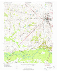 Brownsville Tennessee Historical topographic map, 1:24000 scale, 7.5 X 7.5 Minute, Year 1951