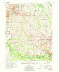 Brownsville Tennessee Historical topographic map, 1:62500 scale, 15 X 15 Minute, Year 1970