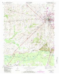 Brownsville Tennessee Historical topographic map, 1:24000 scale, 7.5 X 7.5 Minute, Year 1950