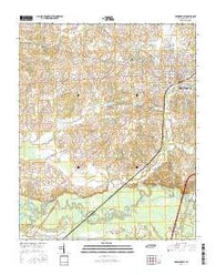 Brownsville Tennessee Current topographic map, 1:24000 scale, 7.5 X 7.5 Minute, Year 2016
