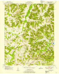 Buchanan Tennessee Historical topographic map, 1:24000 scale, 7.5 X 7.5 Minute, Year 1950