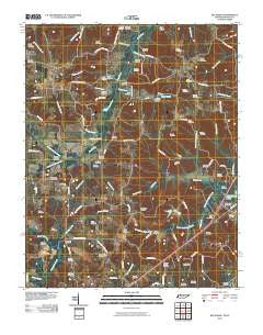 Buchanan Tennessee Historical topographic map, 1:24000 scale, 7.5 X 7.5 Minute, Year 2010