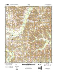Buchanan Tennessee Historical topographic map, 1:24000 scale, 7.5 X 7.5 Minute, Year 2013