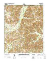 Buchanan Tennessee Current topographic map, 1:24000 scale, 7.5 X 7.5 Minute, Year 2016