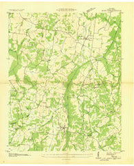 Buena Vista Tennessee Historical topographic map, 1:24000 scale, 7.5 X 7.5 Minute, Year 1936