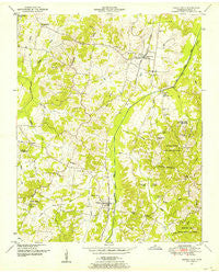 Buena Vista Tennessee Historical topographic map, 1:24000 scale, 7.5 X 7.5 Minute, Year 1950