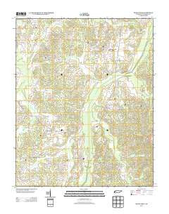 Buena Vista Tennessee Historical topographic map, 1:24000 scale, 7.5 X 7.5 Minute, Year 2013