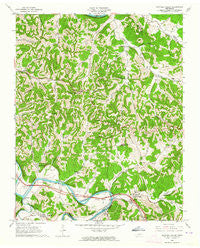 Buffalo Valley Tennessee Historical topographic map, 1:24000 scale, 7.5 X 7.5 Minute, Year 1962