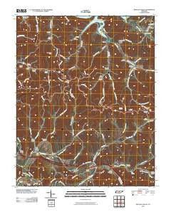 Buffalo Valley Tennessee Historical topographic map, 1:24000 scale, 7.5 X 7.5 Minute, Year 2010