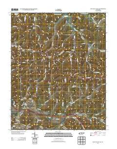 Buffalo Valley Tennessee Historical topographic map, 1:24000 scale, 7.5 X 7.5 Minute, Year 2013