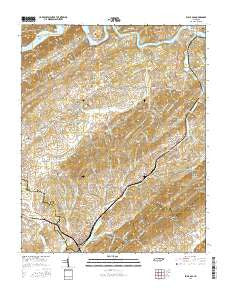 Bulls Gap Tennessee Current topographic map, 1:24000 scale, 7.5 X 7.5 Minute, Year 2016