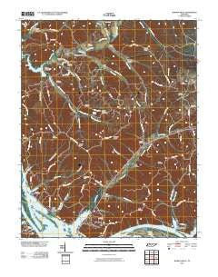 Bumpus Mills Tennessee Historical topographic map, 1:24000 scale, 7.5 X 7.5 Minute, Year 2010
