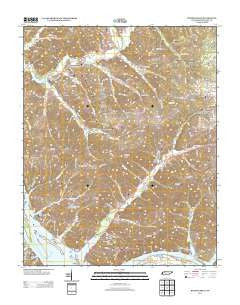 Bumpus Mills Tennessee Historical topographic map, 1:24000 scale, 7.5 X 7.5 Minute, Year 2013
