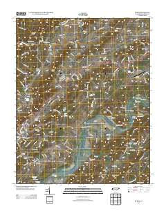 Burem Tennessee Historical topographic map, 1:24000 scale, 7.5 X 7.5 Minute, Year 2013