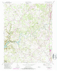 Burgess Falls Tennessee Historical topographic map, 1:24000 scale, 7.5 X 7.5 Minute, Year 1956