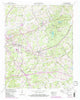 Burns Tennessee Historical topographic map, 1:24000 scale, 7.5 X 7.5 Minute, Year 1953