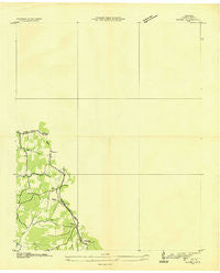 Burns Tennessee Historical topographic map, 1:24000 scale, 7.5 X 7.5 Minute, Year 1936