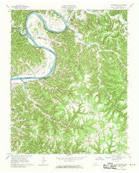 Burristown Tennessee Historical topographic map, 1:24000 scale, 7.5 X 7.5 Minute, Year 1968