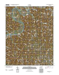 Burristown Tennessee Historical topographic map, 1:24000 scale, 7.5 X 7.5 Minute, Year 2013