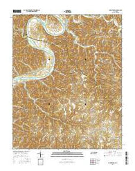 Burristown Tennessee Current topographic map, 1:24000 scale, 7.5 X 7.5 Minute, Year 2016