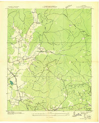 Burrow Cove Tennessee Historical topographic map, 1:24000 scale, 7.5 X 7.5 Minute, Year 1936
