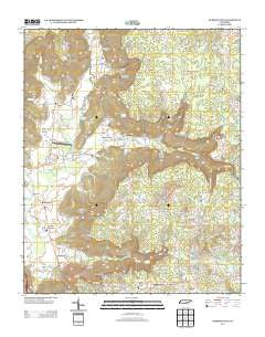 Burrow Cove Tennessee Historical topographic map, 1:24000 scale, 7.5 X 7.5 Minute, Year 2013