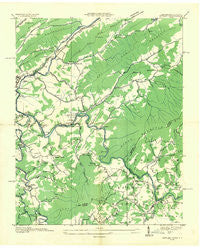 Butler Tennessee Historical topographic map, 1:24000 scale, 7.5 X 7.5 Minute, Year 1935