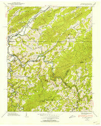 Butler Tennessee Historical topographic map, 1:24000 scale, 7.5 X 7.5 Minute, Year 1938
