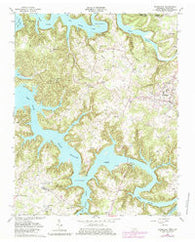 Byrdstown Tennessee Historical topographic map, 1:24000 scale, 7.5 X 7.5 Minute, Year 1962