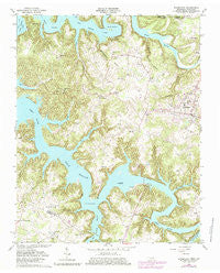 Byrdstown Tennessee Historical topographic map, 1:24000 scale, 7.5 X 7.5 Minute, Year 1962