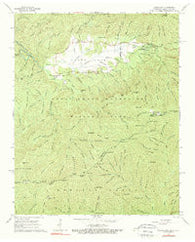 Cades Cove Tennessee Historical topographic map, 1:24000 scale, 7.5 X 7.5 Minute, Year 1964