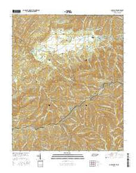 Cades Cove Tennessee Current topographic map, 1:24000 scale, 7.5 X 7.5 Minute, Year 2016