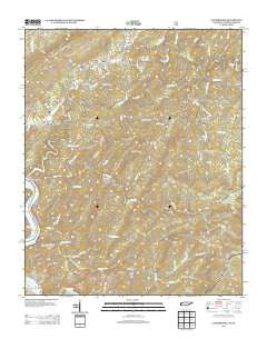 Calderwood Tennessee Historical topographic map, 1:24000 scale, 7.5 X 7.5 Minute, Year 2013