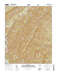 Calderwood Tennessee Current topographic map, 1:24000 scale, 7.5 X 7.5 Minute, Year 2016