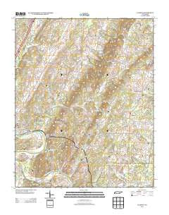 Calhoun Tennessee Historical topographic map, 1:24000 scale, 7.5 X 7.5 Minute, Year 2013