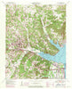 Camden Tennessee Historical topographic map, 1:24000 scale, 7.5 X 7.5 Minute, Year 1950