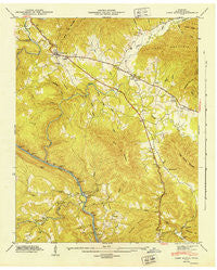 Camp Austin Tennessee Historical topographic map, 1:24000 scale, 7.5 X 7.5 Minute, Year 1946