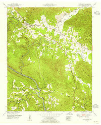 Camp Austin Tennessee Historical topographic map, 1:24000 scale, 7.5 X 7.5 Minute, Year 1952