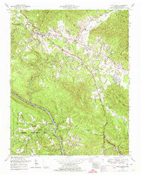 Camp Austin Tennessee Historical topographic map, 1:24000 scale, 7.5 X 7.5 Minute, Year 1952