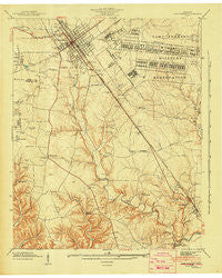 Camp Forrest Tennessee Historical topographic map, 1:24000 scale, 7.5 X 7.5 Minute, Year 1941