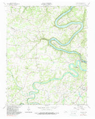Campaign Tennessee Historical topographic map, 1:24000 scale, 7.5 X 7.5 Minute, Year 1960