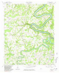 Campaign Tennessee Historical topographic map, 1:24000 scale, 7.5 X 7.5 Minute, Year 1960