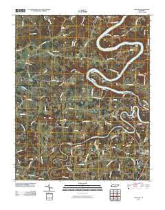 Campaign Tennessee Historical topographic map, 1:24000 scale, 7.5 X 7.5 Minute, Year 2010