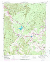 Campbell Junction Tennessee Historical topographic map, 1:24000 scale, 7.5 X 7.5 Minute, Year 1946
